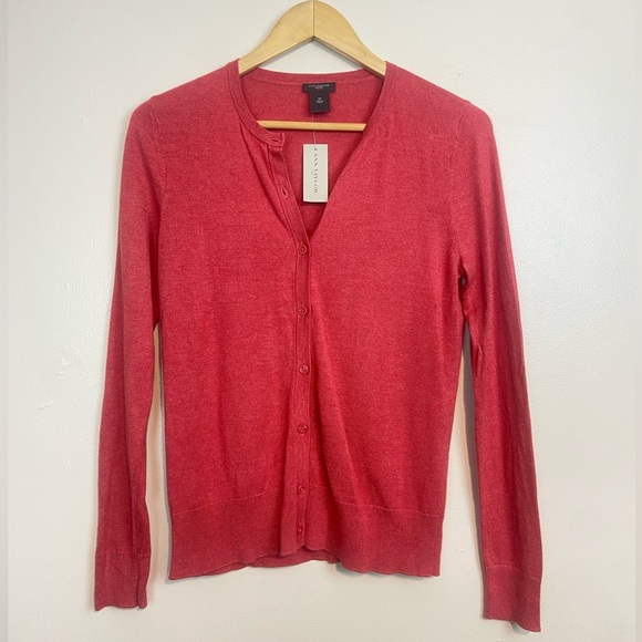 NWT Ann Taylor Petite Button-Front Cardigan – Size SP - Picture 2 of 6